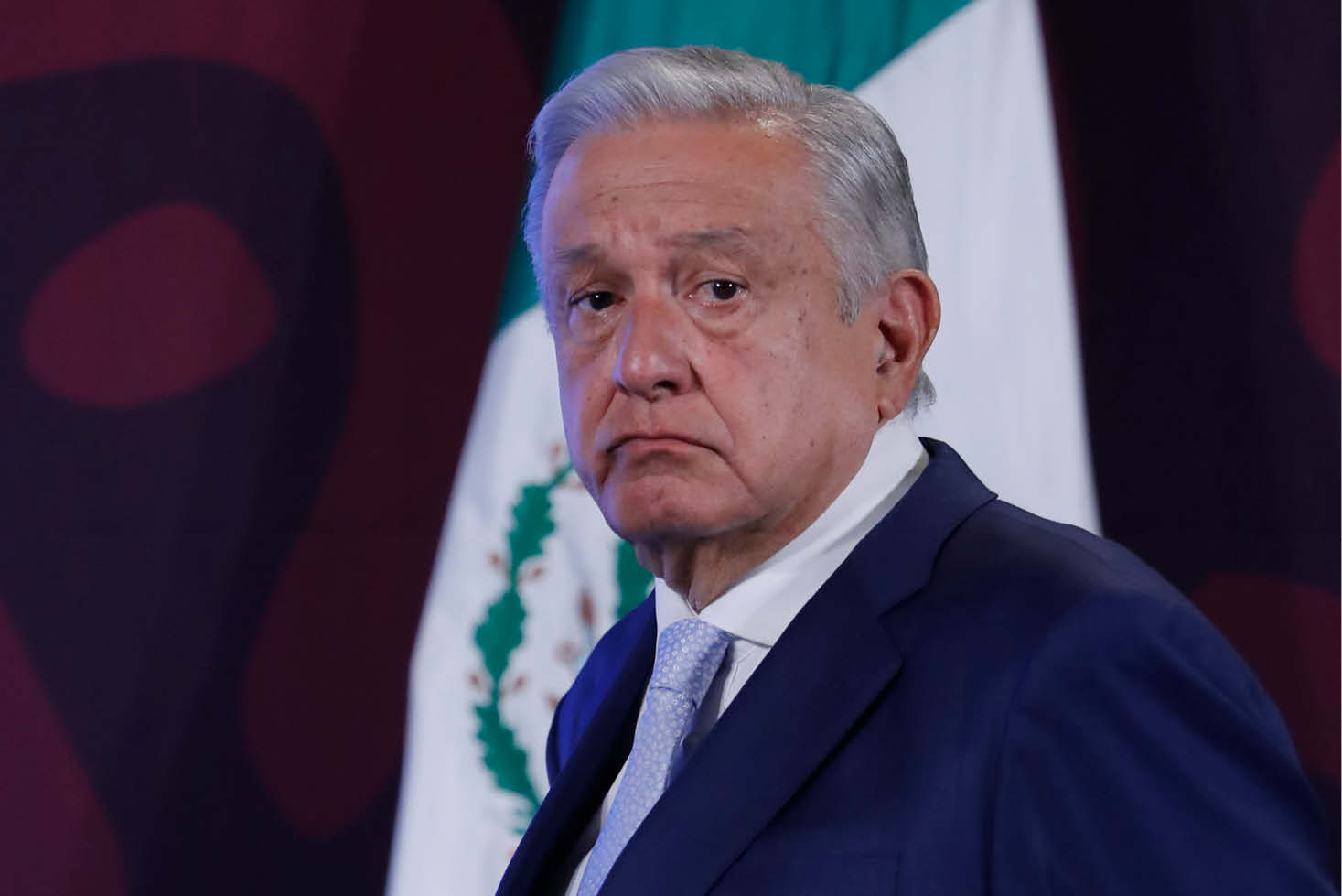 El Presidente de México, Andrés Manuel López Obrador, habla durante una rueda de prensa matutina, en el Palacio Nacional en la Ciudad de México (México). EFE/ Mario Guzmán