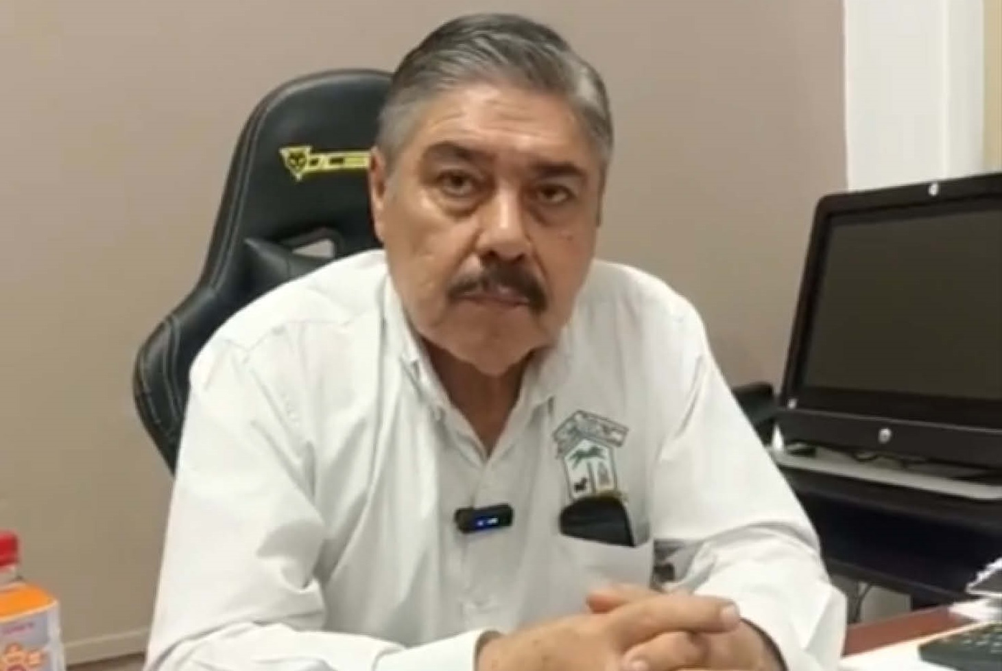 Héctor Arturo León Alam, secretario general del Sindicato de Trabajadores al Servicio del Ayuntamiento de Colima.