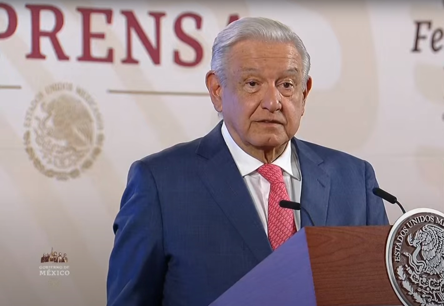 El Presidente de México, Andrés Manuel López Obrador.