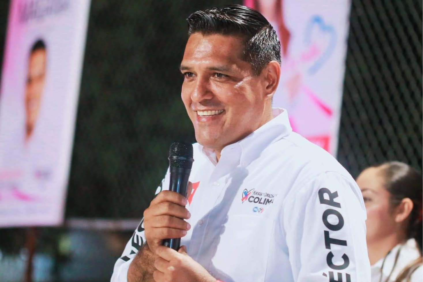 El candidato a diputado por el Distrito Local Electoral 08, Héctor Magaña Lara.
