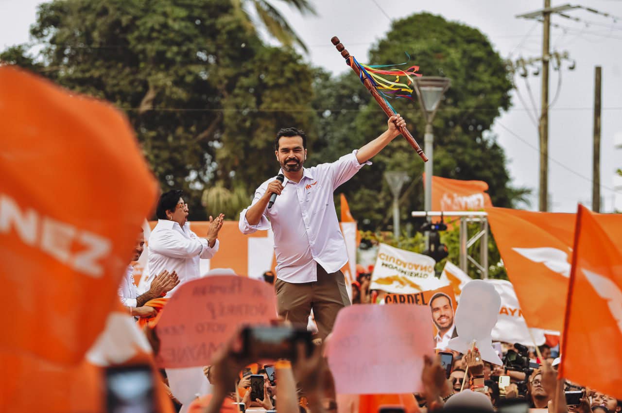 El candidato a la Presidencia de la República por Movimiento Ciudadano (MC), Jorge Álvarez Máynez.