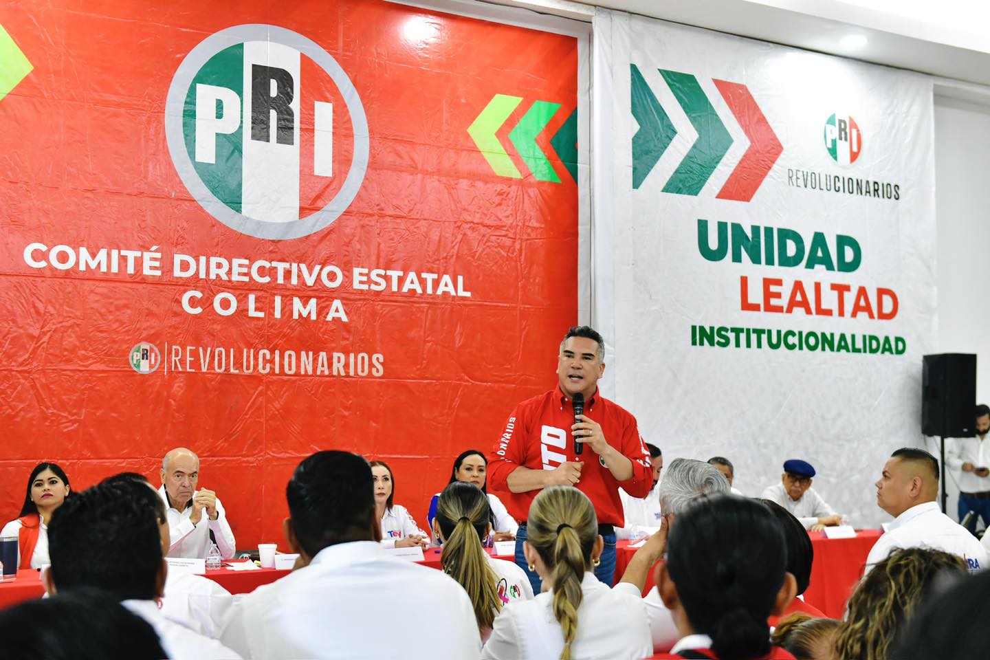 El presidente del Comité Ejecutivo Nacional del Partido Revolucionario Institucional (PRI), Alejandro Moreno.