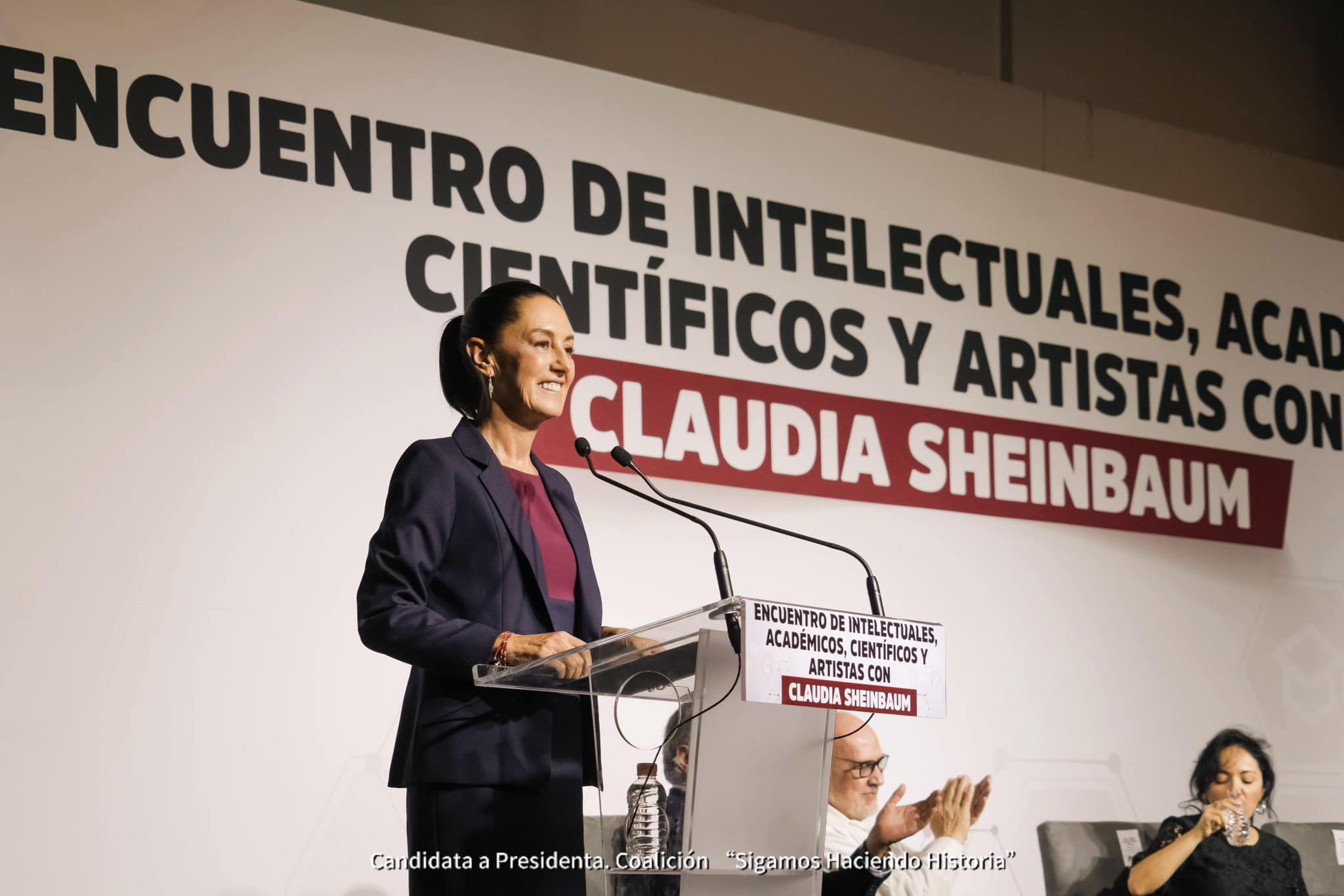 La candidata de la Coalición “Sigamos Haciendo Historia” a la Presidencia de la República, Claudia Sheinbaum.