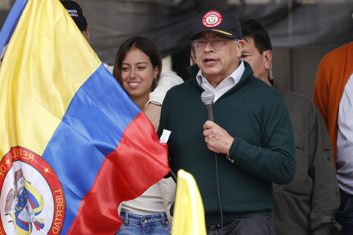 Foto del presidente de Colombia, Gustavo Petro. EFE/ Mauricio Dueñas Castañeda