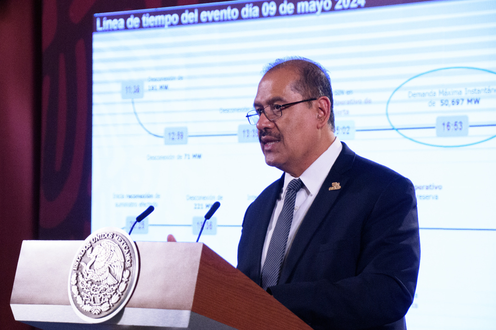 Mauricio Cuéllar, director de Planeación y Operación del Sistema Eléctrico Nacional.