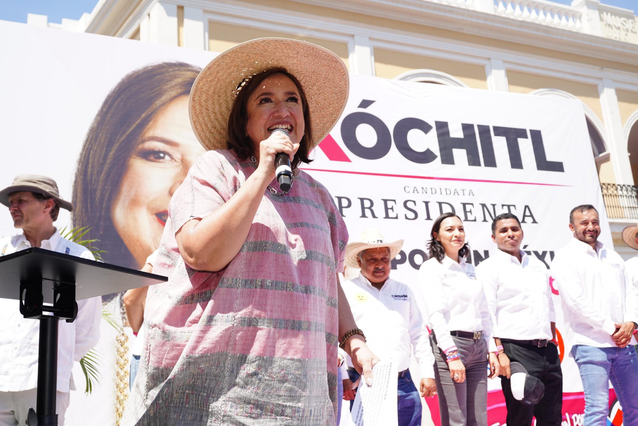 La candidata presidencial de la coalición “Fuerza y Corazón por México”, Xóchitl Gálvez.
