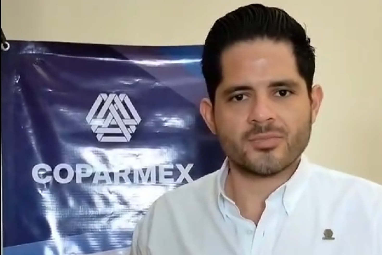 El presidente de Coparmex-Colima, Eduardo Sánchez.