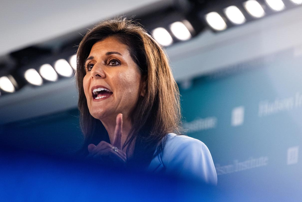 Fotografía de archivo de Nikki Haley. EFE/EPA/JIM LO SCALZO