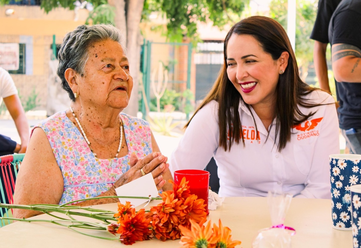 Himelda Meraz, candidata de Movimiento Ciudadano (MC).