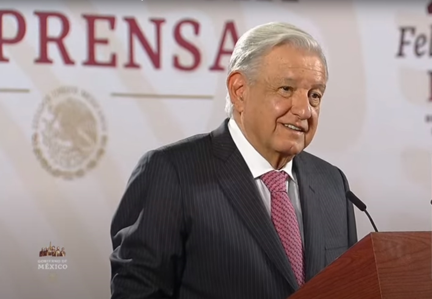 El presidente Andrés Manuel López Obrador.