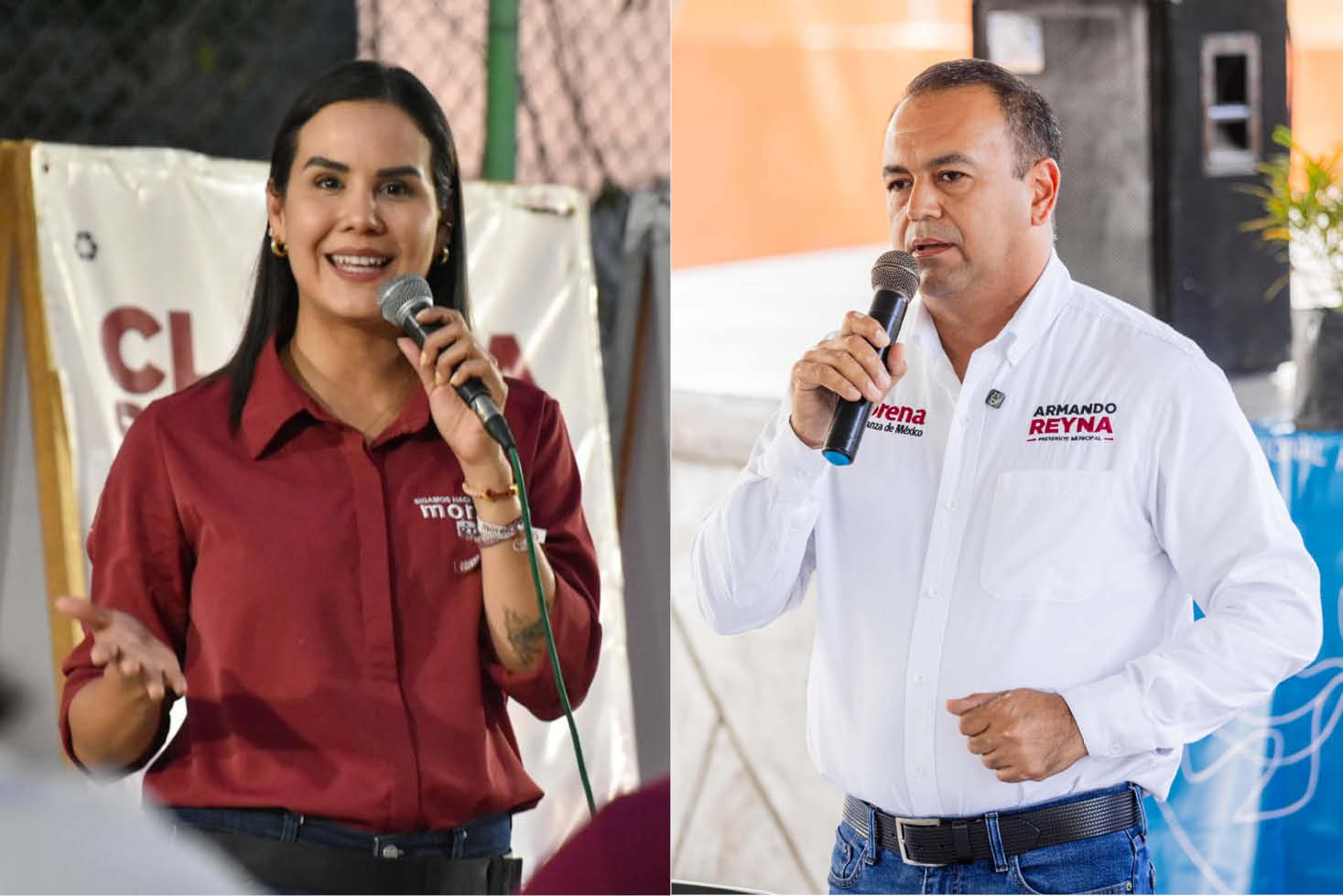 Rosa María Bayardo Cabrera y Armando Reyna Magaña, respectivamente.