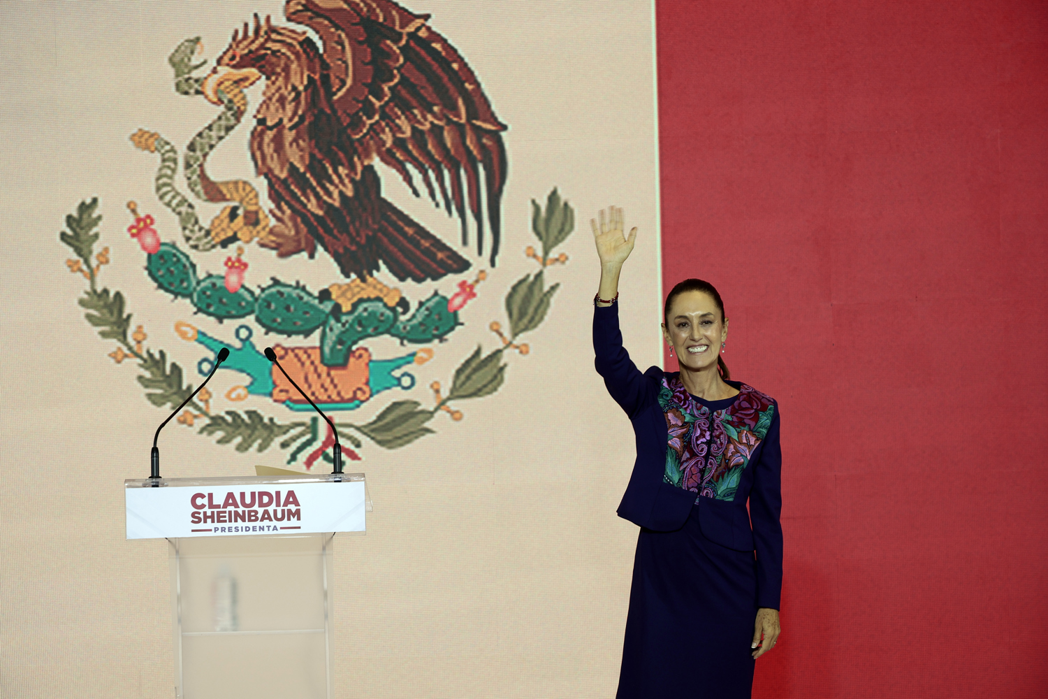 Imagen de archivo de la candidata a la Presidencia de México, Claudia Sheinbaum. EFE/José Méndez