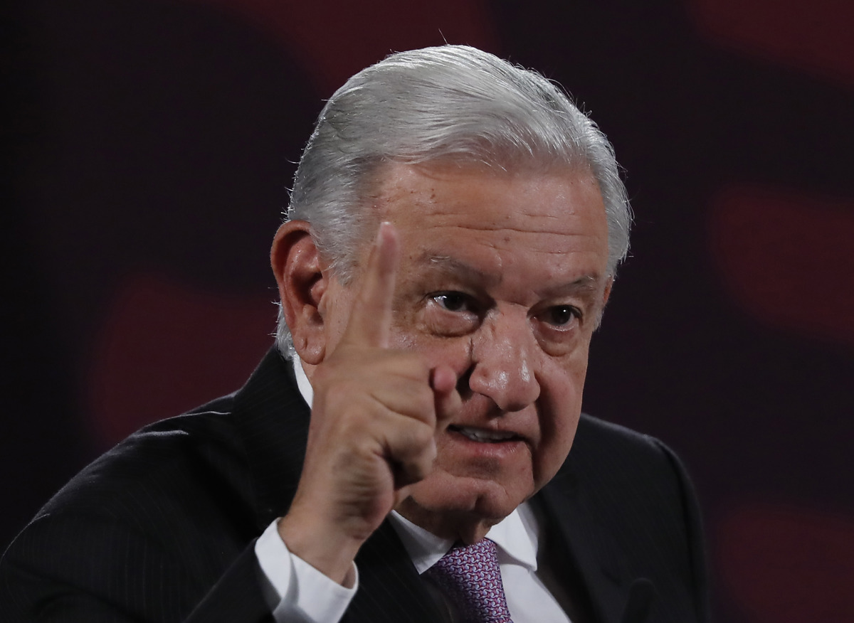 El Presidente de México, Andrés Manuel López Obrador, durante su conferencia matutina en Palacio Nacional, en Ciudad de México (México). EFE/ Mario Guzmán