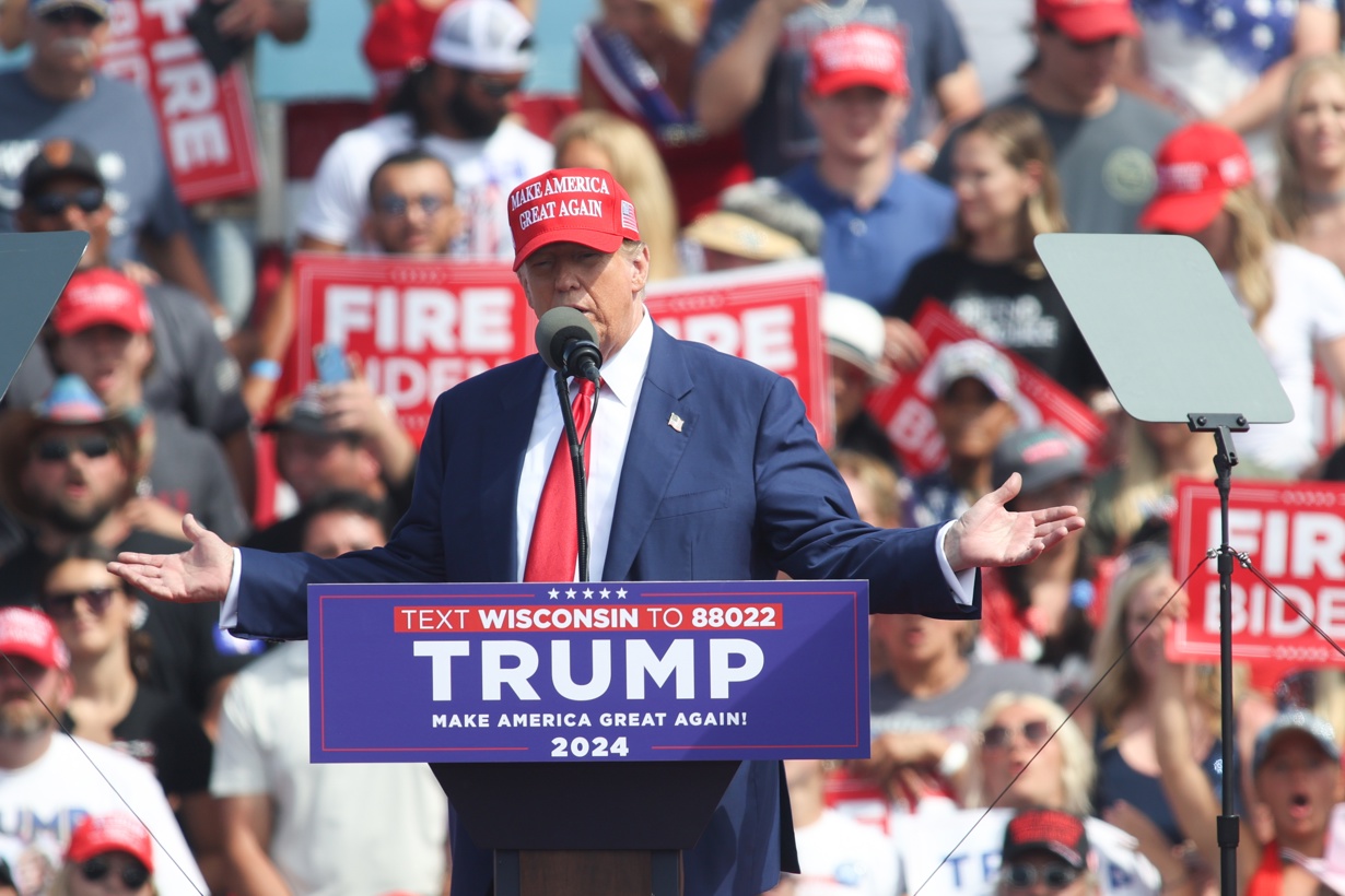 El expresidente de Estados Unidos y candidato republicano, Donald Trump, en una foto de archivo. EFE/EPA/TRENT SPRAGUE