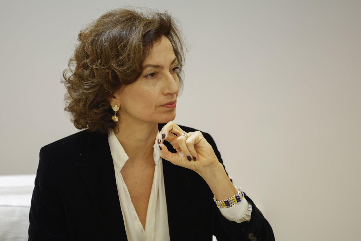 La directora general de la Unesco, Audrey Azoulay, en una imagen reciente. EFE/Mariscal