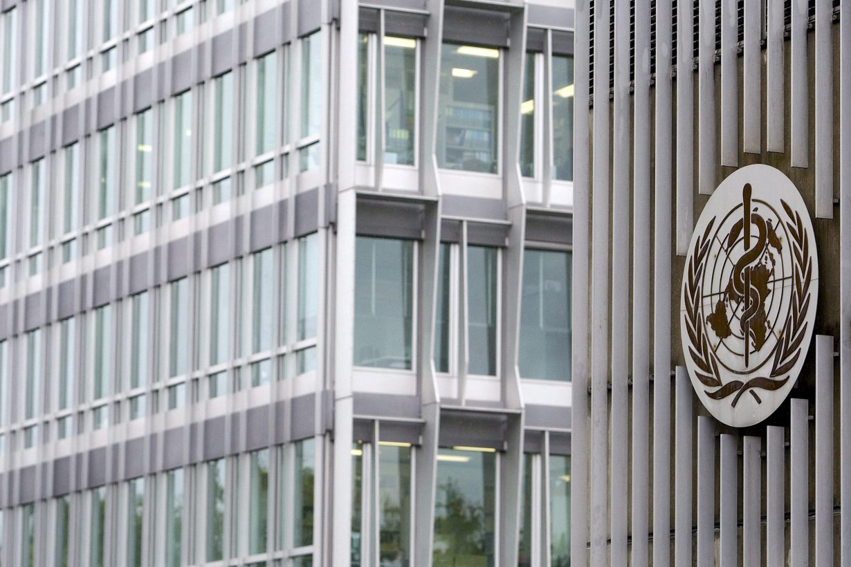 El edificio de la Organización Mundial de la Salud en Ginebra, Suiza, el 27 de abril de 2009. EFE/Salvatore Di Nolfi