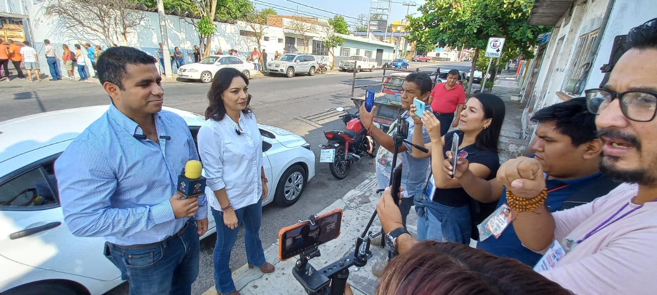 Mely Romero Celis y Germán Sánchez Álvarez, candidatos al Senado de la República.