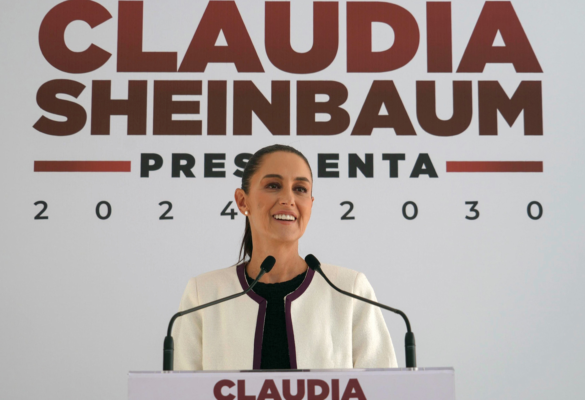 La virtual presidenta electa, Claudia Sheinbaum.