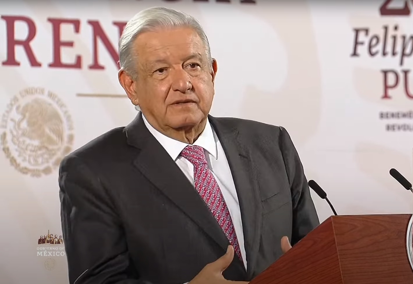 El Presidente de México, Andrés Manuel López Obrador.