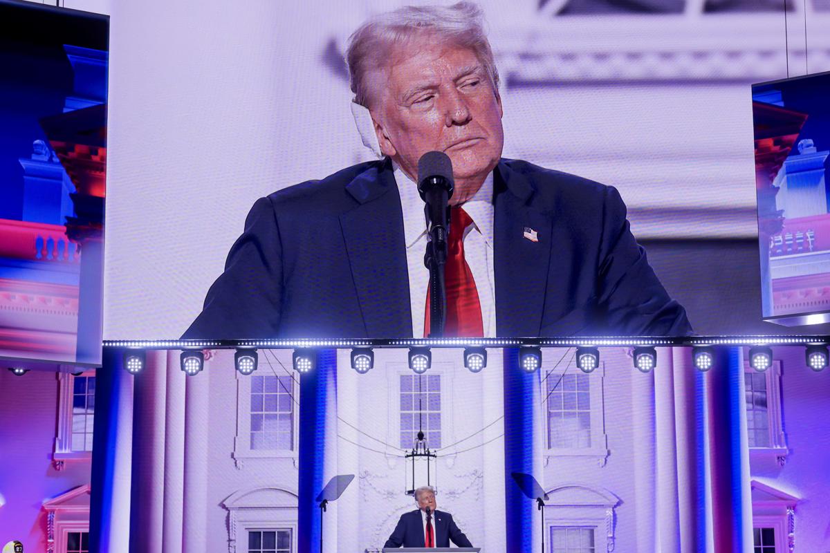 El expresidente de Estados Unidos y candidato republicano a la Casa Blanca, Donald Trump. (Fotografía de Justin Lane de la agencia EFE)