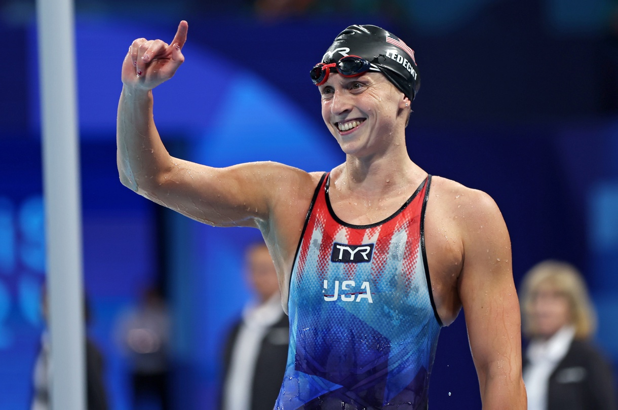 La estadounidense Katie Ledecky es la nadadora con más medallas de oro en la historia de los Juegos Olímpicos. (Fotografía de Ritchie B. Tongo de la agencia EFE/EPA)