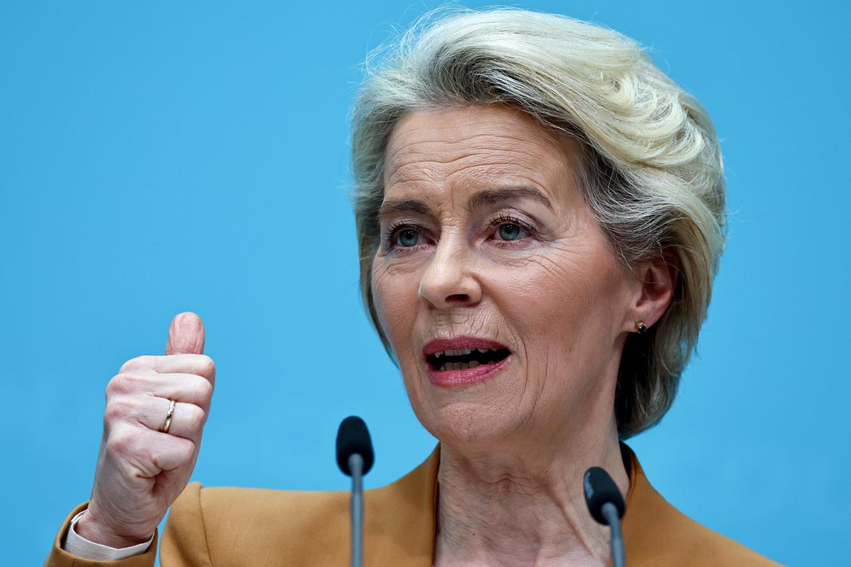 La presidenta de la Comisión Europea, Ursula von der Leyen. (Fotografía de archivo de Filip Singer de la agencia EFE/EPA)