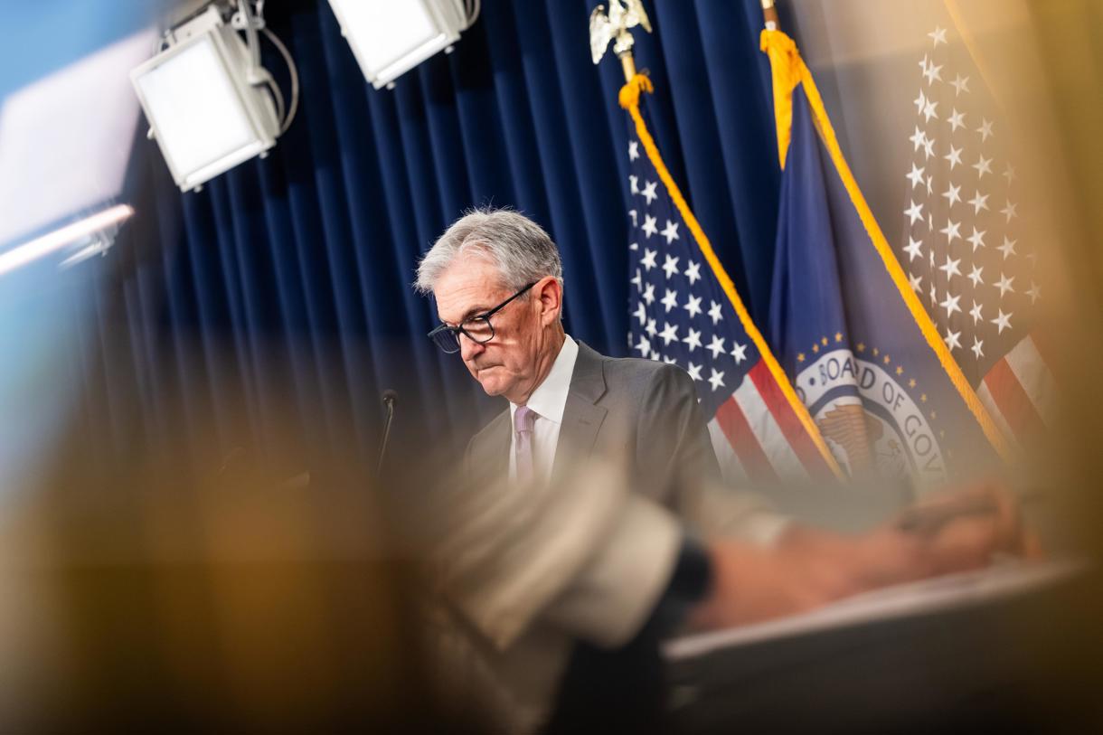 Fotografía de archivo en donde se ve al presidente de la Reserva Federal de Estados Unidos (Fed), Jerome Powell. (Foto de Jim Lo Scalzo de la agencia EFE)