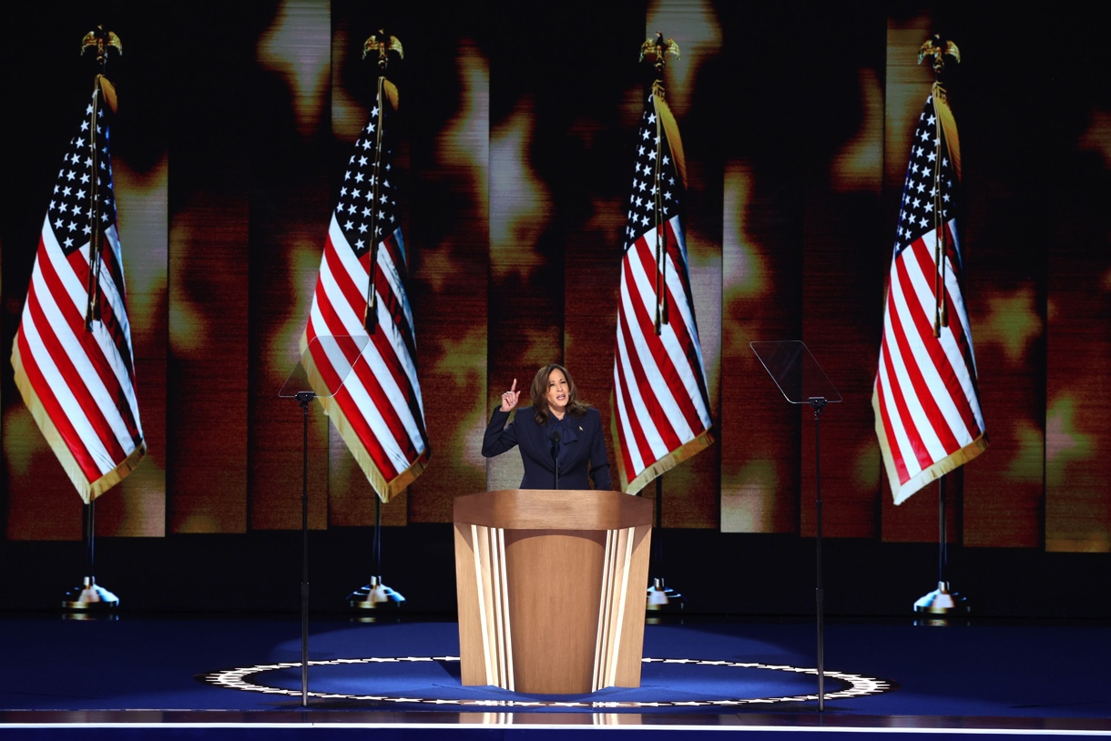 Fotografía de archivo de la vicepresidenta y candidata demócrata, Kamala Harris. (Foto de Michael Reynolds de la agencia EFE/EPA)