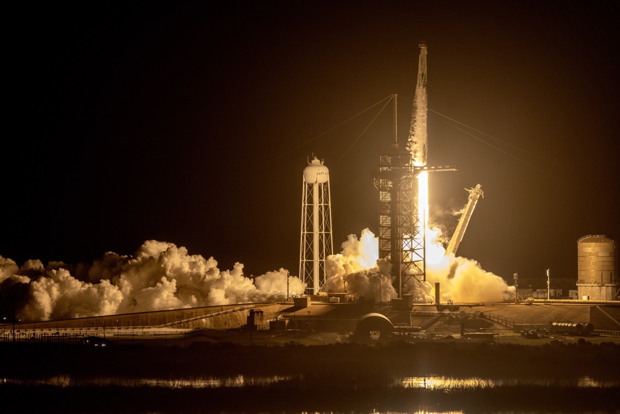 Fotografía de archivo de una nave espacial de la compañía SpaceX. (Foto de Cristóbal Herrera-Ulashkevich de la agencia EFE/EPA)