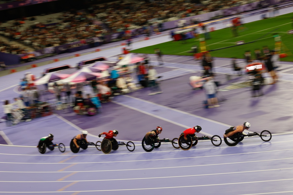 Una competencia de los Juegos Paralímpicos de París 2024. (Foto de Mohammed Badra de la agencia EFE/EPA)