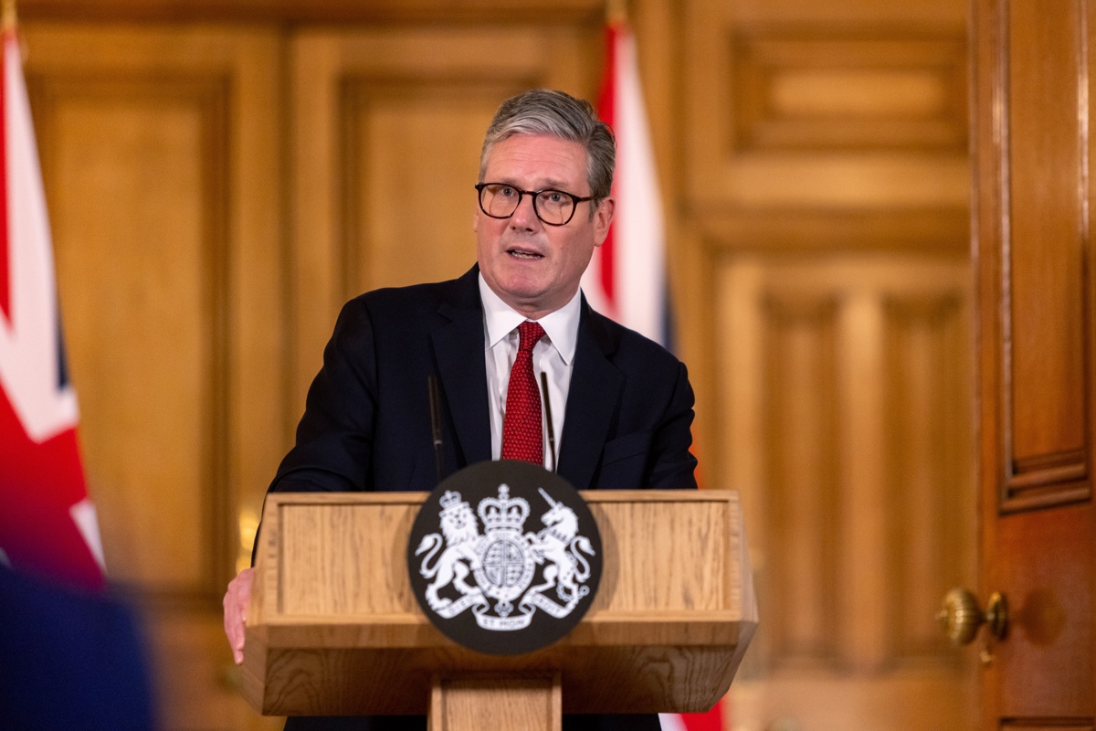 El primer ministro británico, Keir Starmer, esta semana en Downing Street. Fotografía de Betty Laura Zapata de la agencia EFE/EPA)