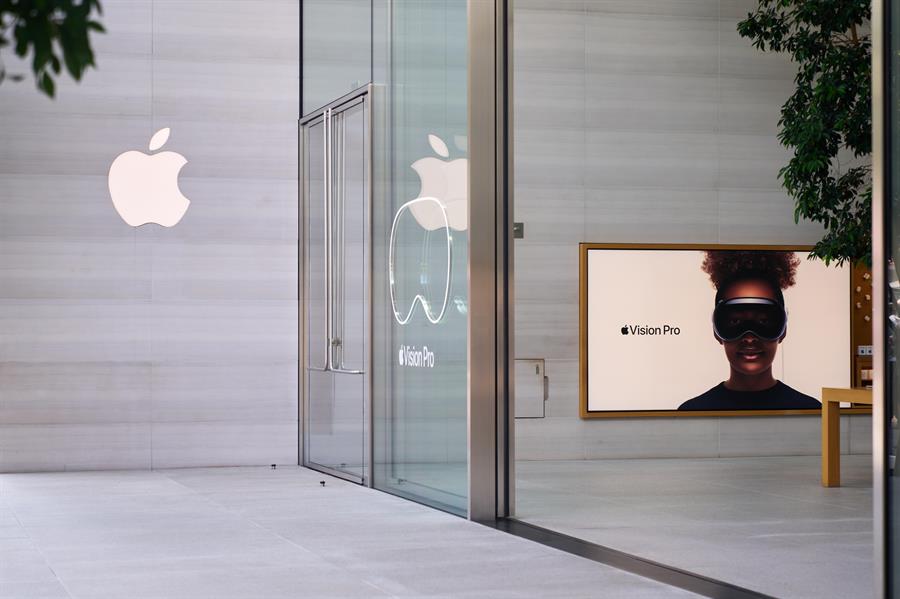 Una tienda de Apple en una foto de archivo de EFE.