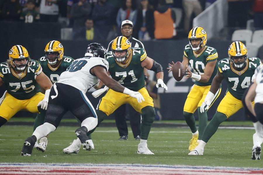 Un gran partido de la NFL en Brasil, el primero Sudamérica. (Foto de EFE)