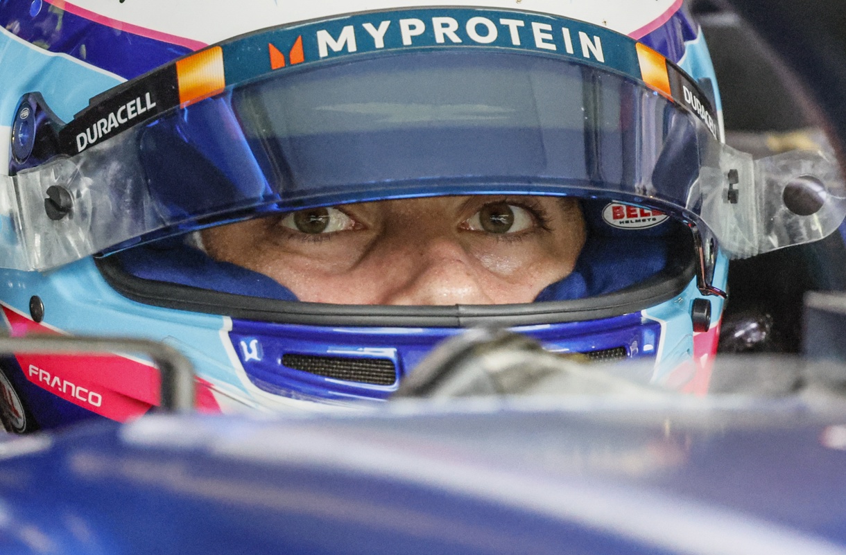 El piloto argentino de Williams de Fórmula 1 Franco Colapinto. (Foto de Yuri Kochetkov de la agencia EFE/EPA)