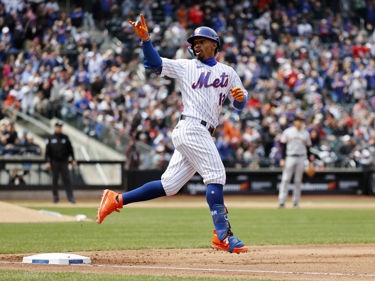 Fotografía de archivo del paracortos de los Mets de Nueva York Francisco Lindor. (Fotode Jason Szenes de la agencia EFE)