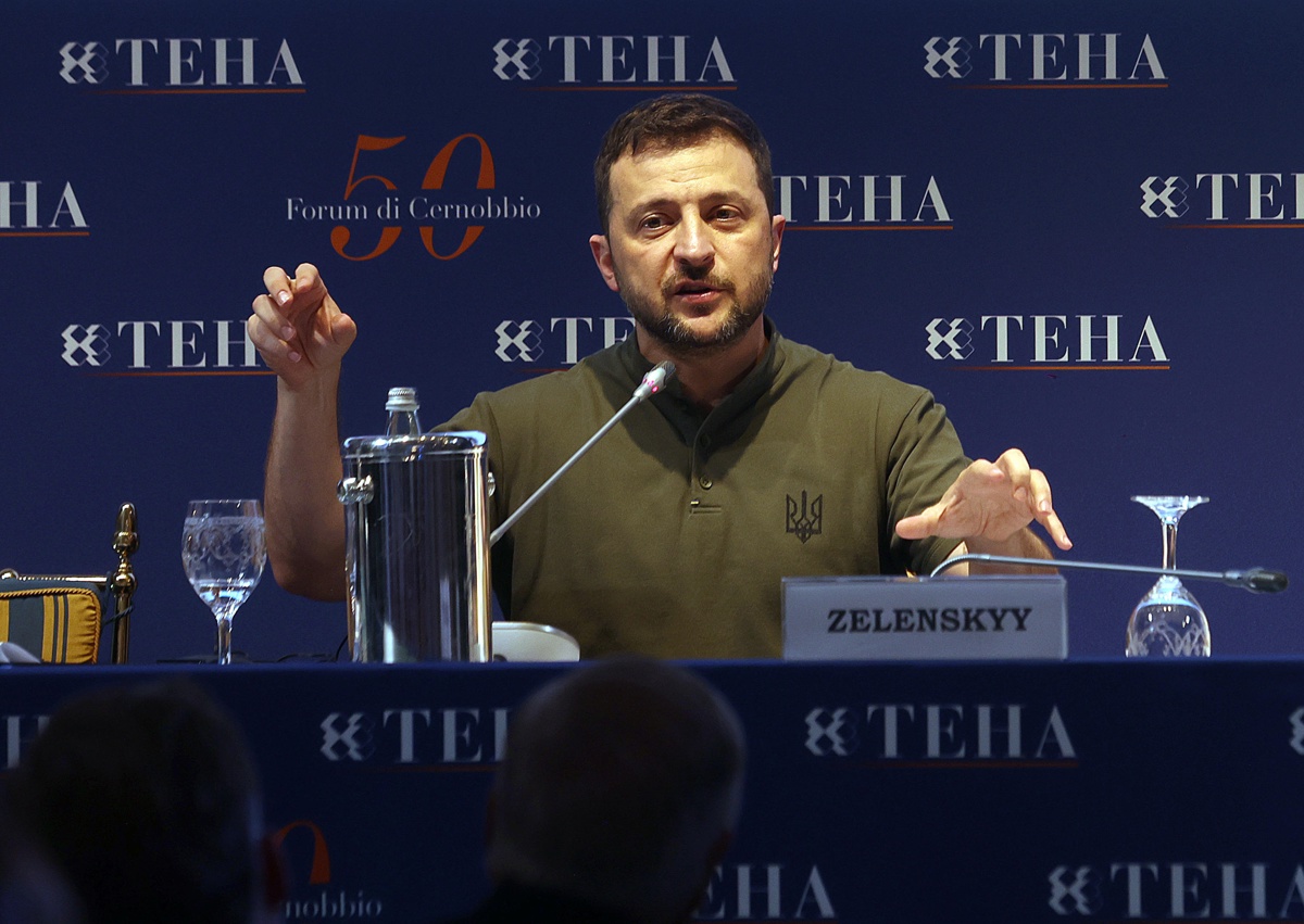 El presidente ucraniano, Volodimir Zelensky. (Foto de Matteo Bazzi de la agencia EFE/EPA)