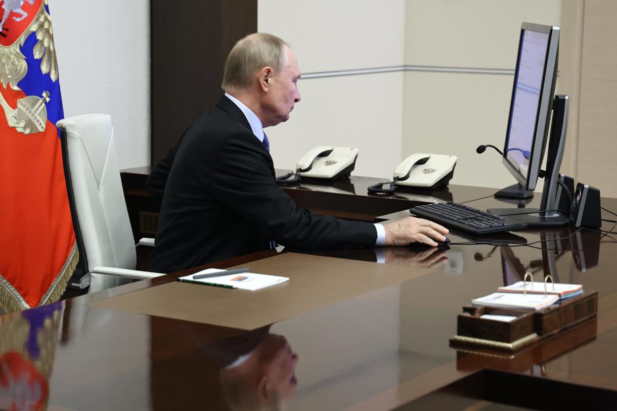 El presidente Vladimir Putin. (Foto de Alexander Kazakov de la agencia EFE/EPA/ SPUTNIK / KREMLIN POOL)