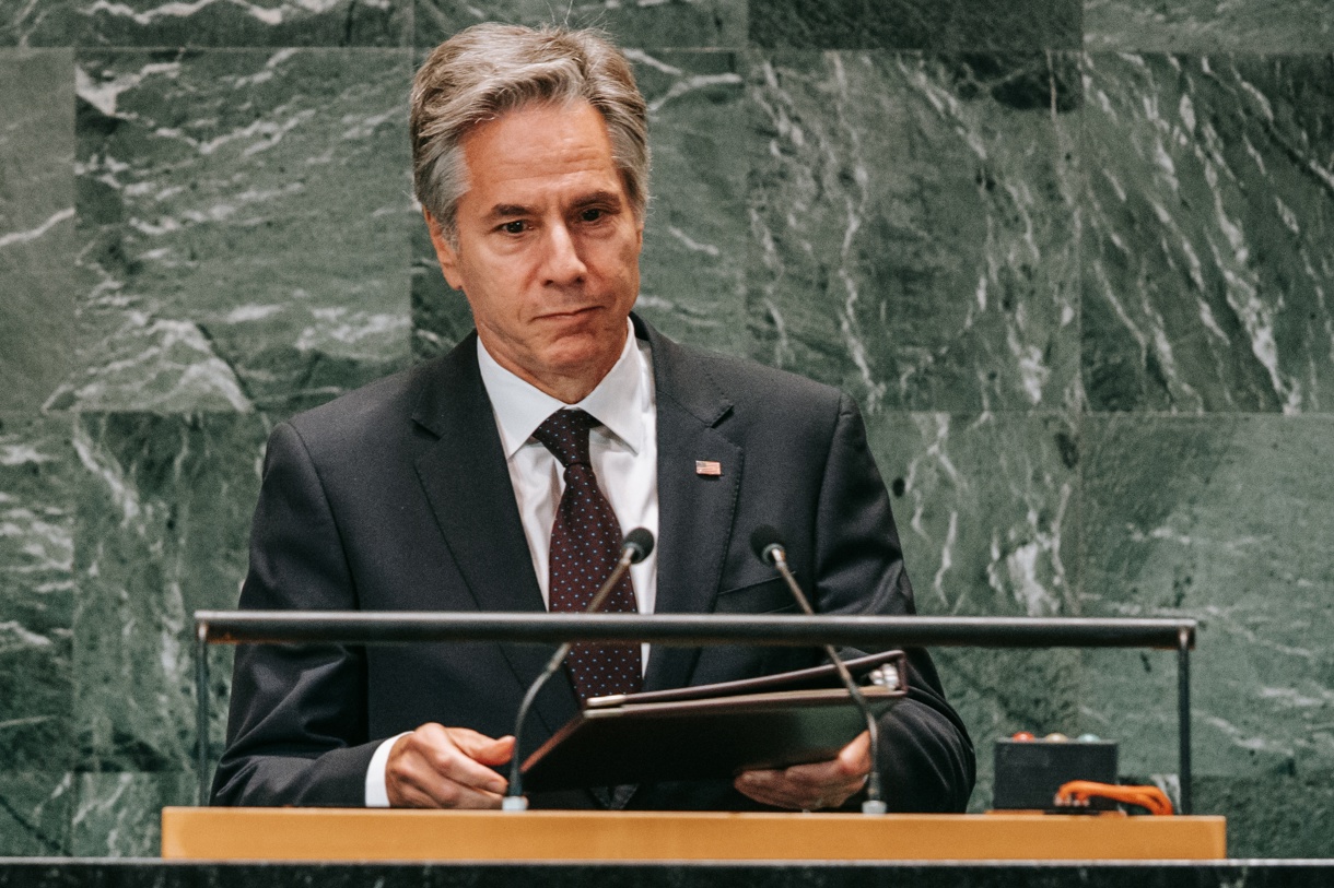 El secretario de Estado de EUA, Antony Blinken. (Foto de Olga Fedorova de la agencia EFE/EPA)