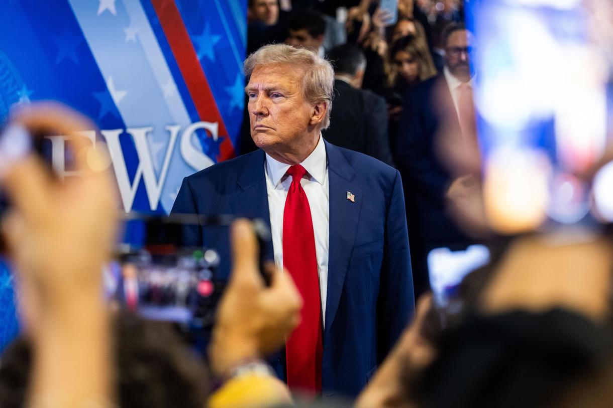 Fotografía de archivo del expresidente de EUA, Donald J. Trump. (Foto de Demetrius Freeman de la agencia EFE/EPA/ POOL)