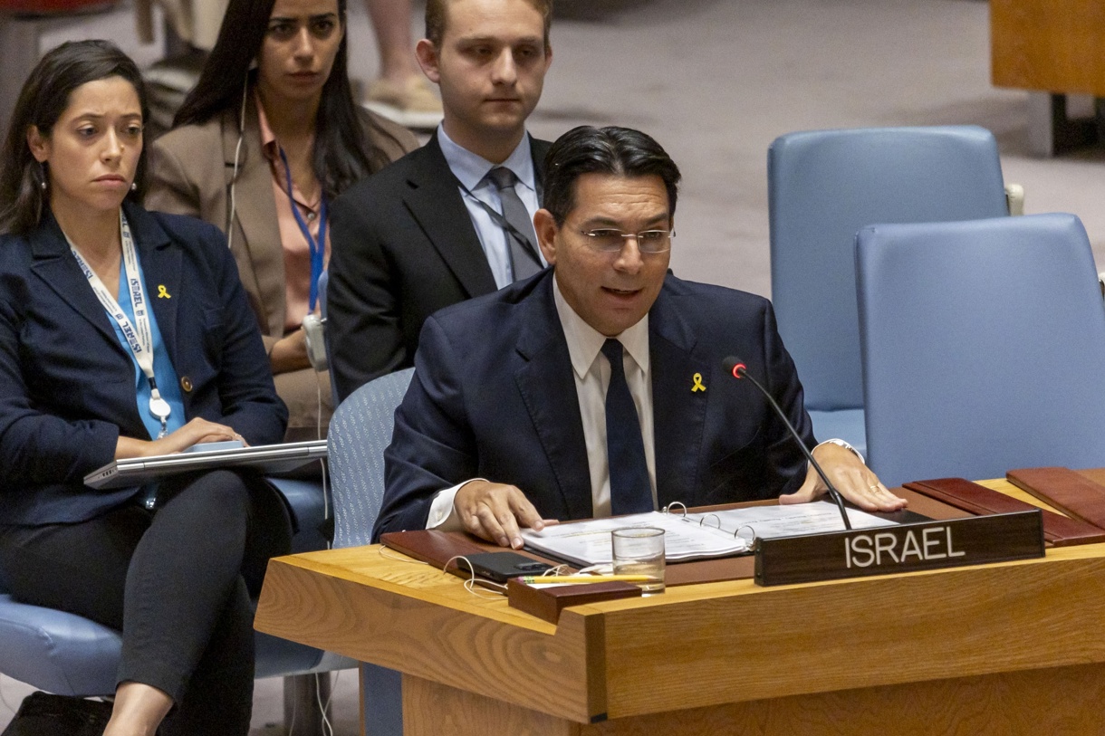 Fotografía de archivo del embajador de Israel ante la ONU, Danny Danon. (Foto de Sarah Yenesel de la agencia EFE/EPA)