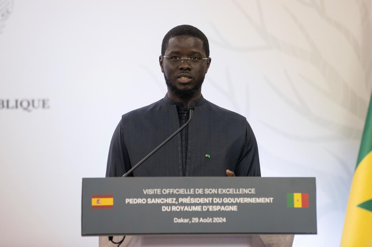 Foto de archivo del presidente de Senegal Bassirou Diomaye Faye. (Foto de Jerome Favre de la agencia EFE/EPA)