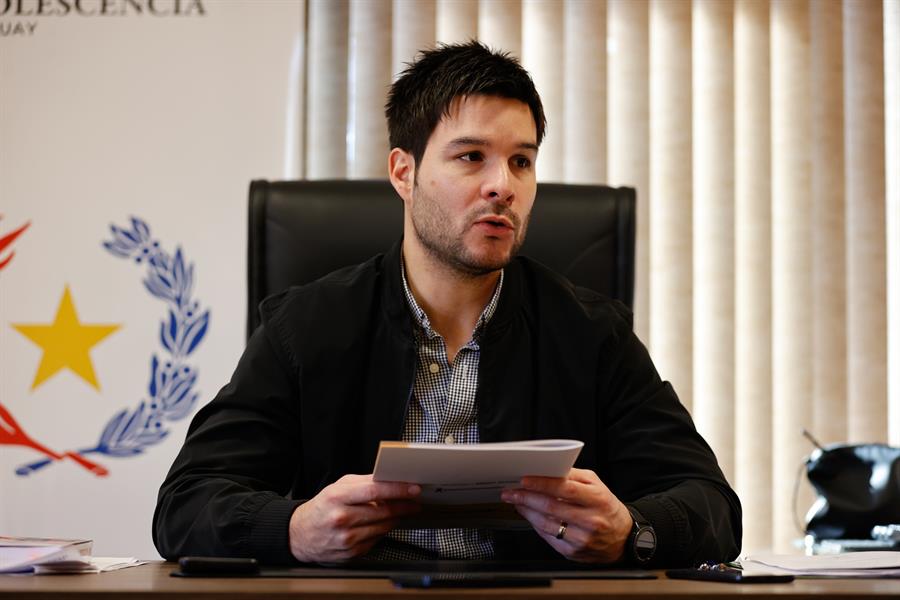 El ministro de la Niñez y la Adolescencia del Gobierno de Paraguay, Walter Gutiérrez. (Foto de EFE)