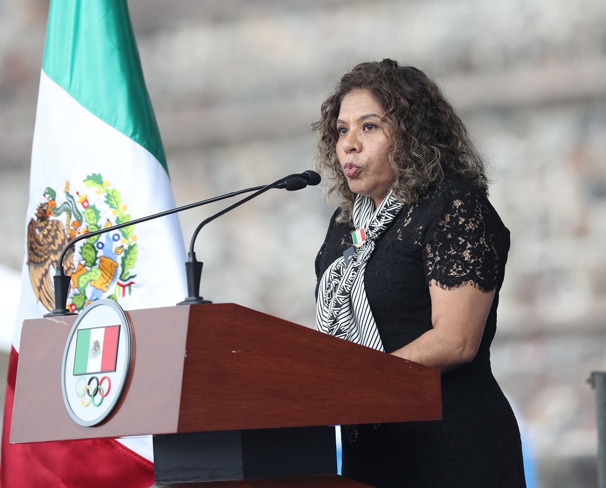 Imagen de archivo de la presidente del Comité Olímpico Mexicano (COM), María José Alcalá. (Foto de Sashenka Gutierrez de la agencia EFE)