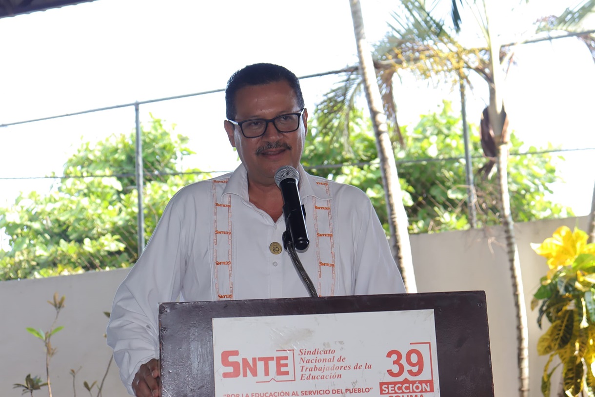 (Foto de redes sociales de SNTE 39 Colima)