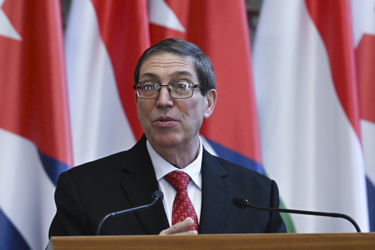 Fotografía de archivo del canciller cubano, Bruno Rodríguez Parrilla. (Foto de Szilard Koszticsak de la agencia EFE)