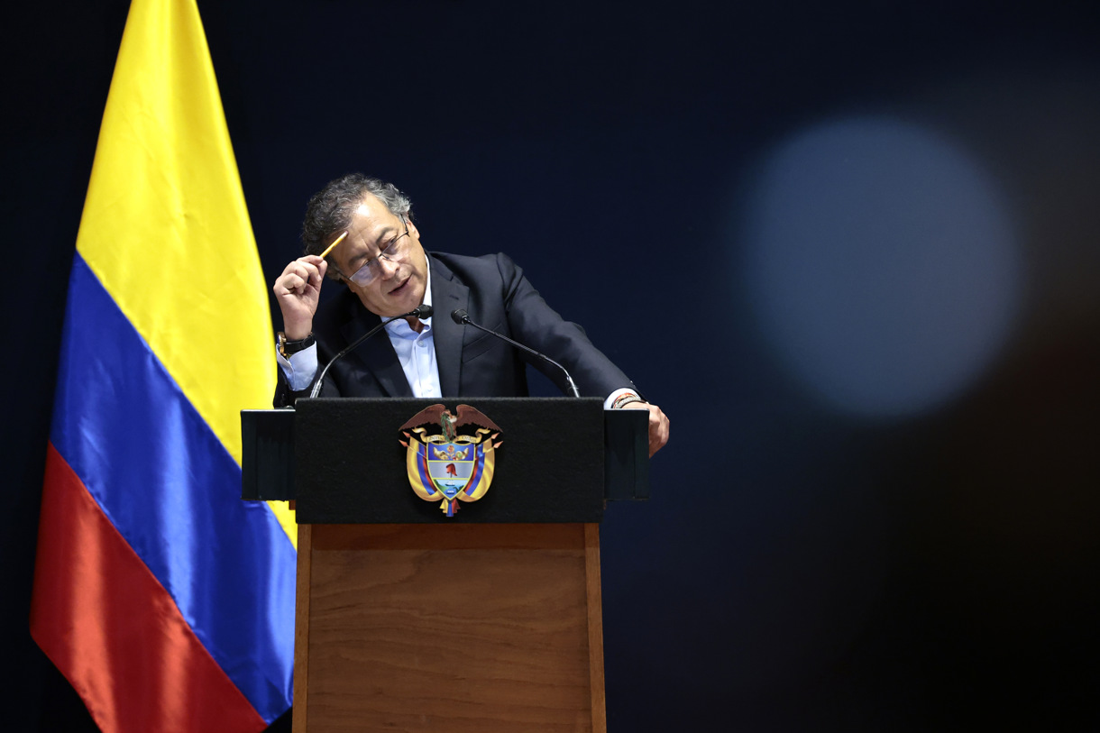 El presidente de Colombia, Gustavo Petro. (Foto de José Méndez de la agencia EFE)