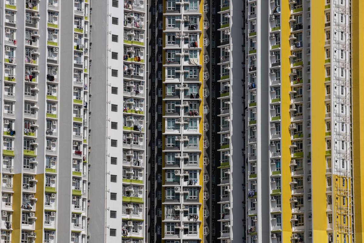 Edificios de viviendas públicas en Cheung Sha Wan, Hong Kong, China, 05 Febrero 2021. (Foto de Jerome Favre de la agencia EFE/EPA)