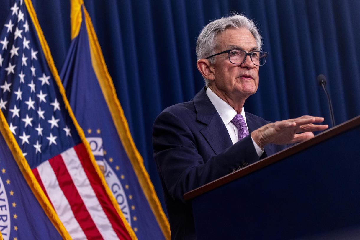 Fotografía de archivo en donde se ve al presidente de la Reserva Federal de Estados Unidos, Jerome Powell. (Foto de Shawn Thew de la agencia EFE)