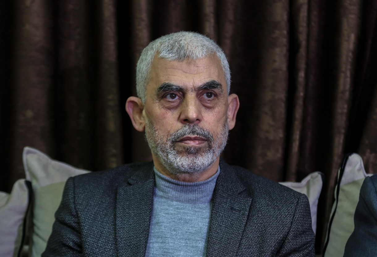 Imagen de Archivo del fallecido líder de Hamas en Gaza, Yahya Al Sinwar. (Foto de Mohammed Saber de la agencia EFE/EPA)