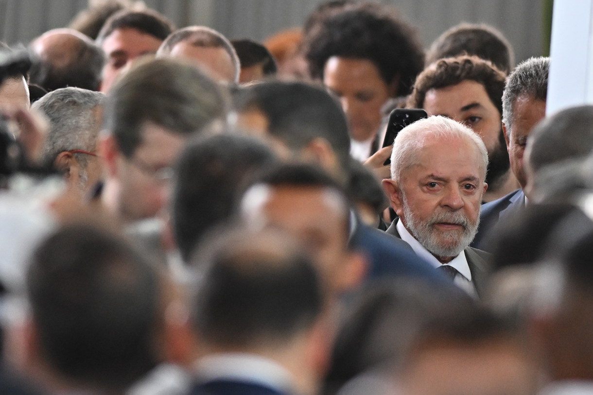 Fotografía de archivo del 8 de octubre de 2024 del presidente de Brasil, Luiz Inácio Lula da Silva, en una ceremonia en la Base Aérea Militar en Brasilia (Brasil). (Foto de André Borges de la agencia EFE)